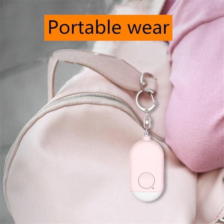 130dB IP44 Waterproof Rechargeable Anti-wolf Alarm Flashlight Intelligent Personal Alarm, English Packaging 130dB IP44 Waterproof Rechargeable Anti-wolf Alarm Flashlight Intelligent Personal Alarm, English Packaging